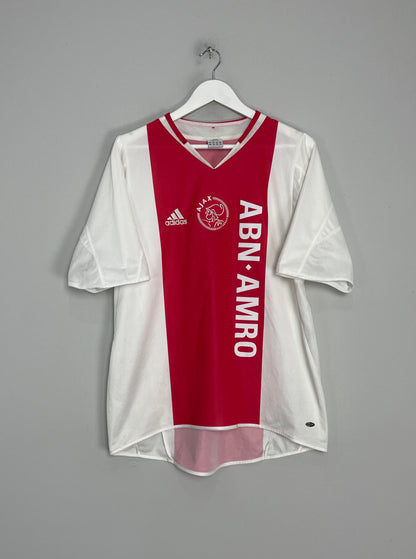 2004/05 AJAX DE BOER #5 HOME SHIRT (L) ADIDAS