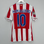 2010/11 ATLETICO MADRID KUN AGUERO #10 HOME SHIRT (M) NIKE