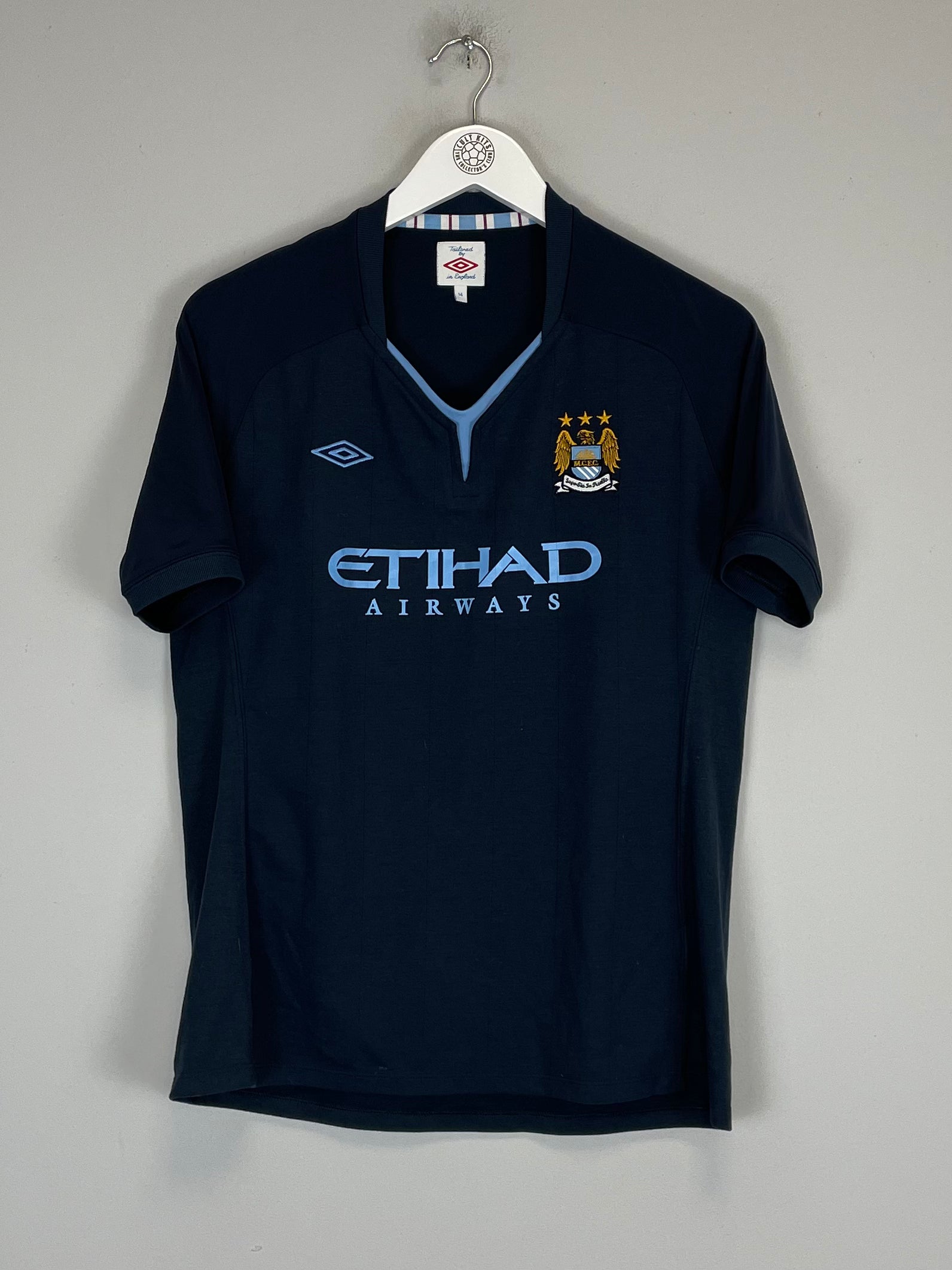 Shop 2010/12 MANCHESTER CITY AWAY SHIRT (L.WOMENS) UMBRO, classic football shirts, vintage football shirts & retro soccer jerseys at Cult Kits