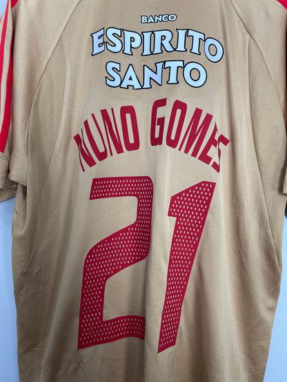 2004/05 BENFICA NUNO GOMES #21 THIRD SHIRT (L) ADIDAS