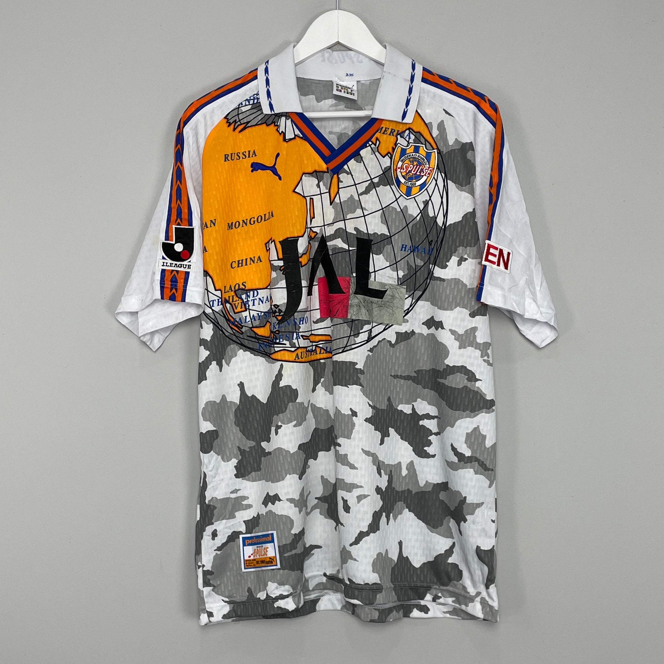 Shop 1999/01 SHIMIZU S-PULSE AWAY SHIRT (L) PUMA, classic football shirts, vintage football shirts & retro soccer jerseys at Cult Kits