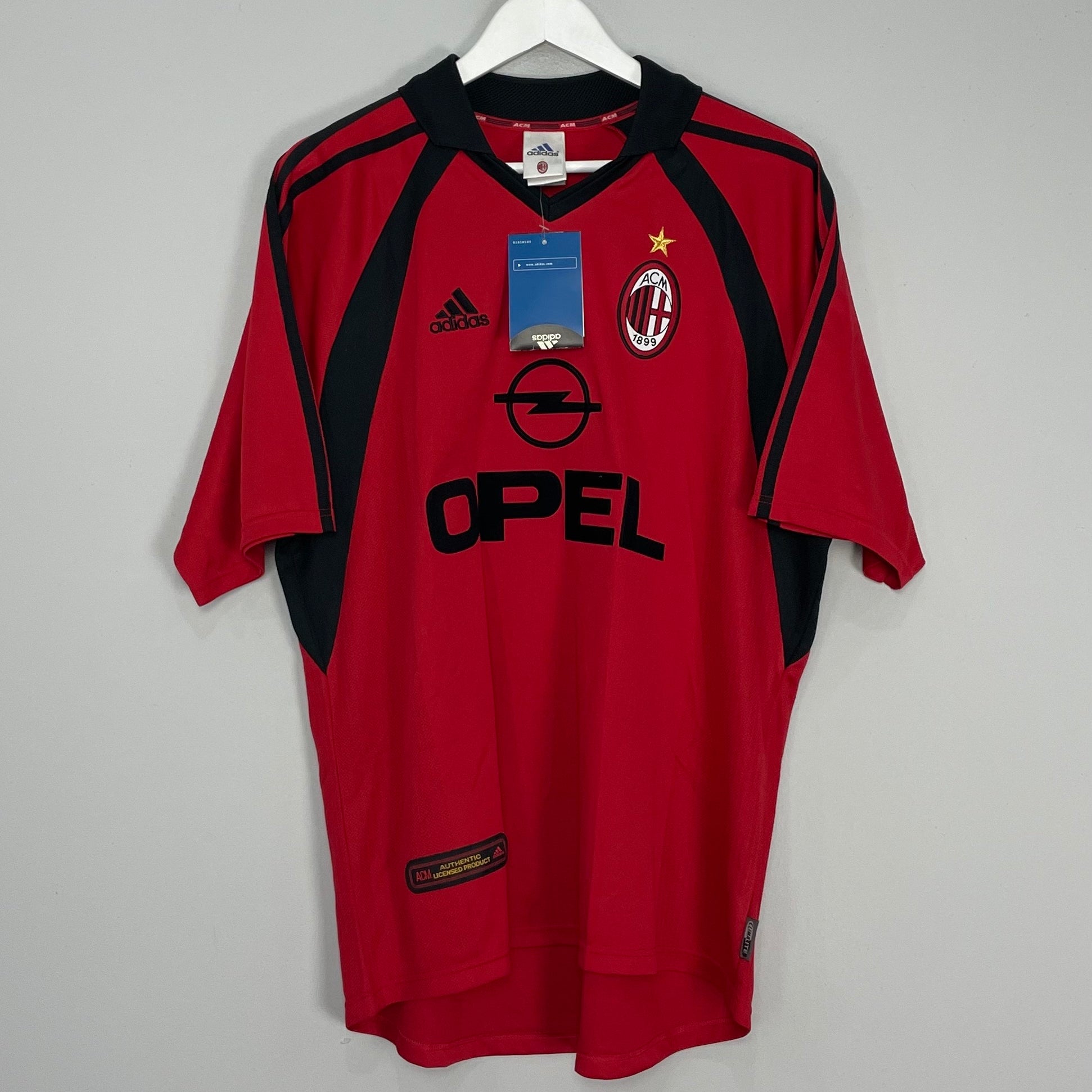 Shop 2001/02 AC MILAN *BNWT* THIRD SHIRT (L) ADIDAS, classic football shirts, vintage football shirts & retro soccer jerseys at Cult Kits