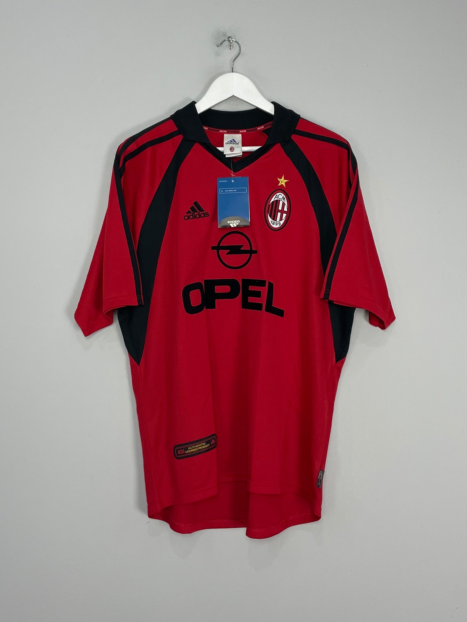 Shop 2001/02 AC MILAN *BNWT* THIRD SHIRT (L) ADIDAS, classic football shirts, vintage football shirts & retro soccer jerseys at Cult Kits