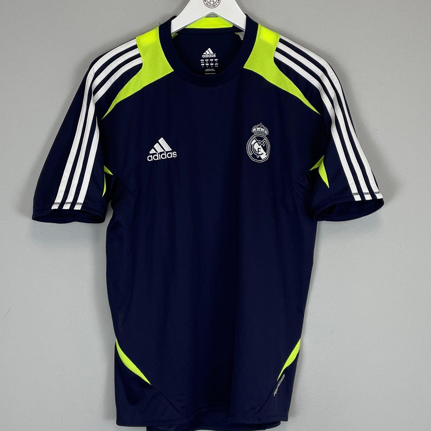 Shop 2012/13 REAL MADRID TRAINING SHIRT (M) ADIDAS, classic football shirts, vintage football shirts & retro soccer jerseys at Cult Kits