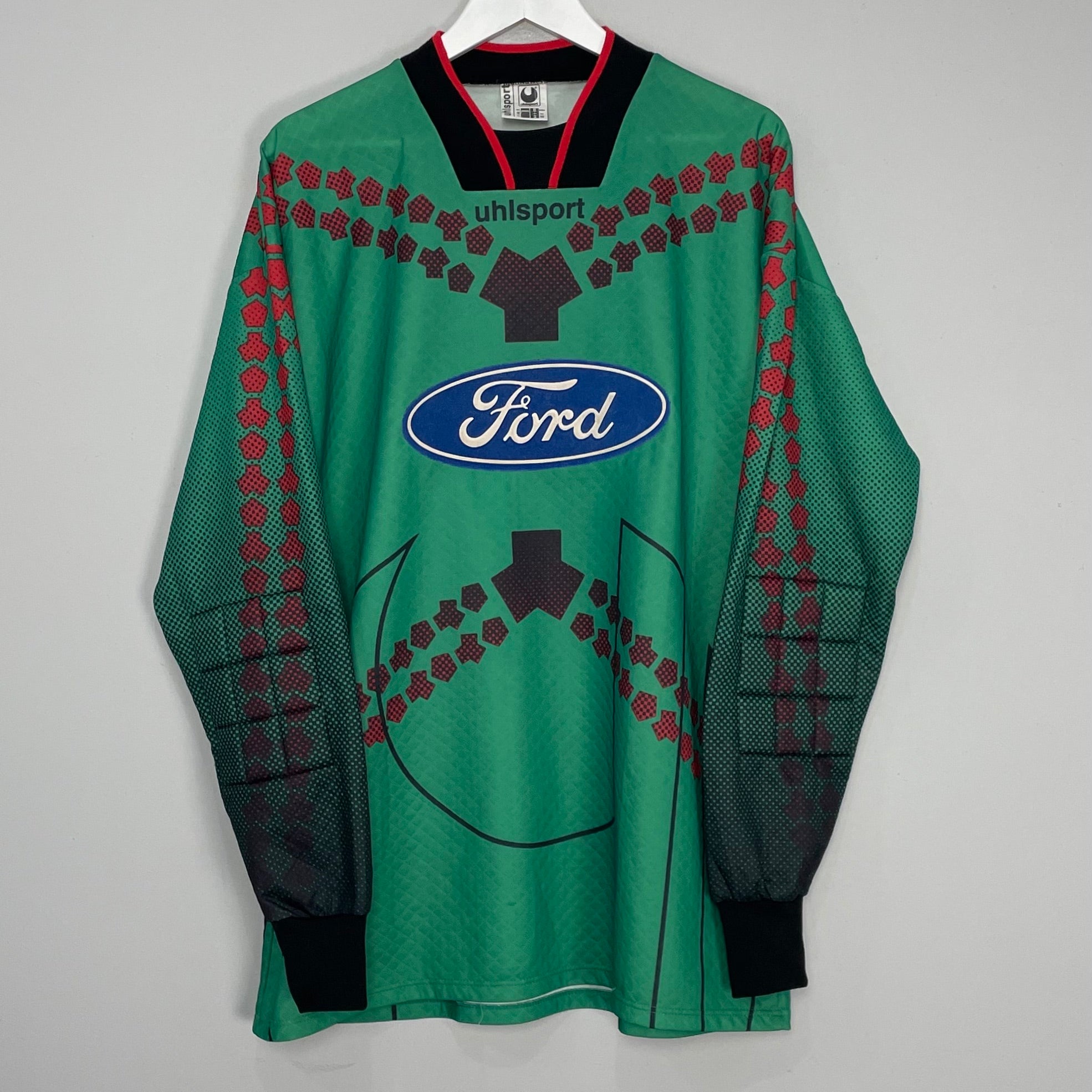 Shop 1996/97 COLOGNE GK SHIRT (XL) UHLSPORT, classic football shirts, vintage football shirts & retro soccer jerseys at Cult Kits