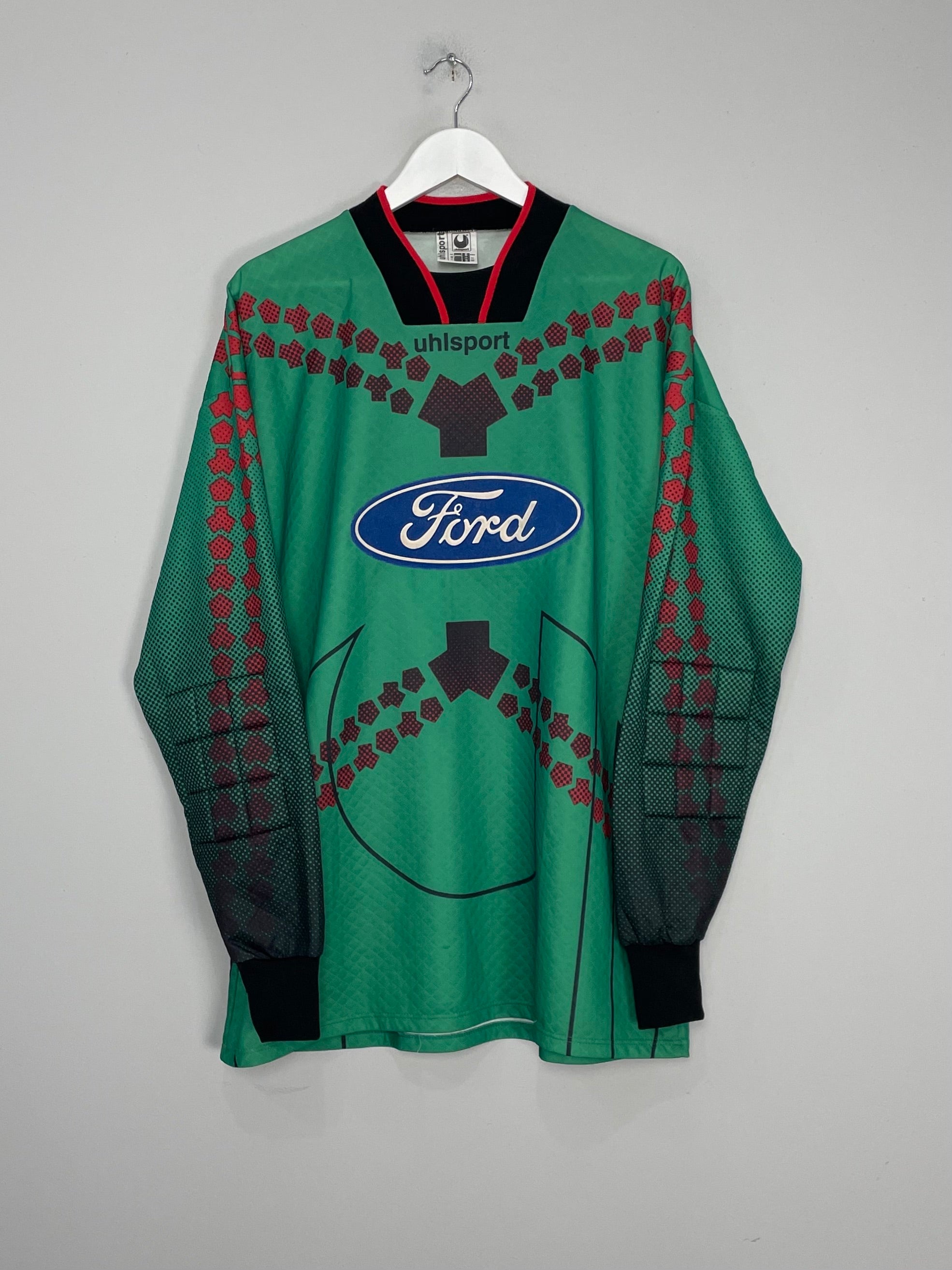 Shop 1996/97 COLOGNE GK SHIRT (XL) UHLSPORT, classic football shirts, vintage football shirts & retro soccer jerseys at Cult Kits