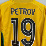 Shop 2002/03 CELTIC PETROV #19 L/S AWAY SHIRT (M) UMBRO, classic football shirts, vintage football shirts & retro soccer jerseys at Cult Kits