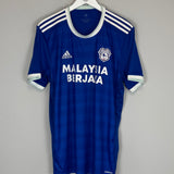Shop 2020/21 CARDIFF CITY HOME SHIRT (L) ADIDAS, classic football shirts, vintage football shirts & retro soccer jerseys at Cult Kits
