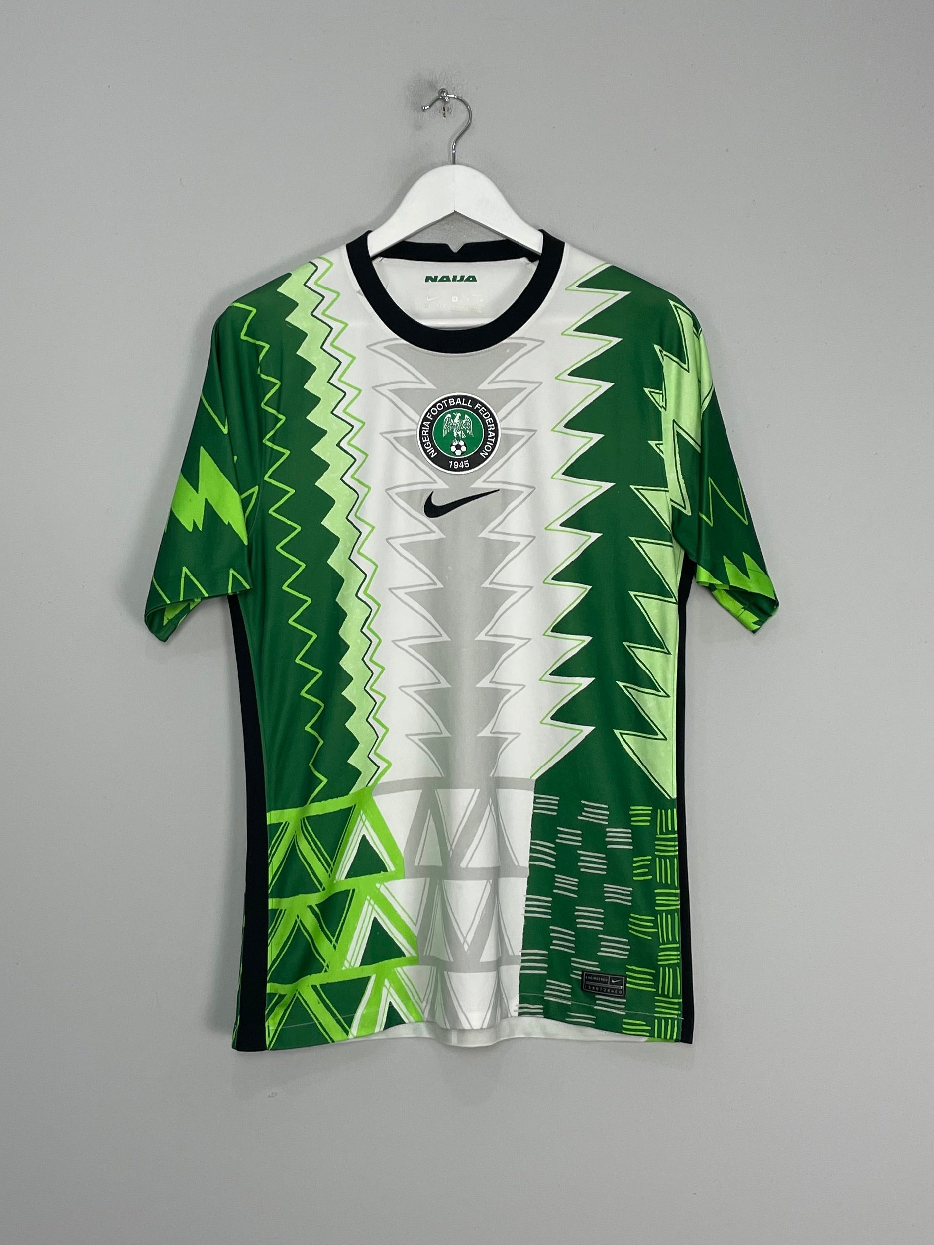Shop 2020/21 NIGERIA HOME SHIRT (M) NIKE, classic football shirts, vintage football shirts & retro soccer jerseys at Cult Kits