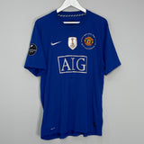 Shop 2008/09 MANCHESTER UNITED RONALDO #7 THIRD SHIRT (XL) NIKE, classic football shirts, vintage football shirts & retro soccer jerseys at Cult Kits