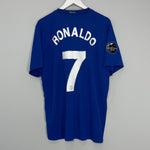 Shop 2008/09 MANCHESTER UNITED RONALDO #7 THIRD SHIRT (XL) NIKE, classic football shirts, vintage football shirts & retro soccer jerseys at Cult Kits