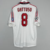 2003/04 AC MILAN GATTUSO #8 C/L AWAY SHIRT (L) ADIDAS