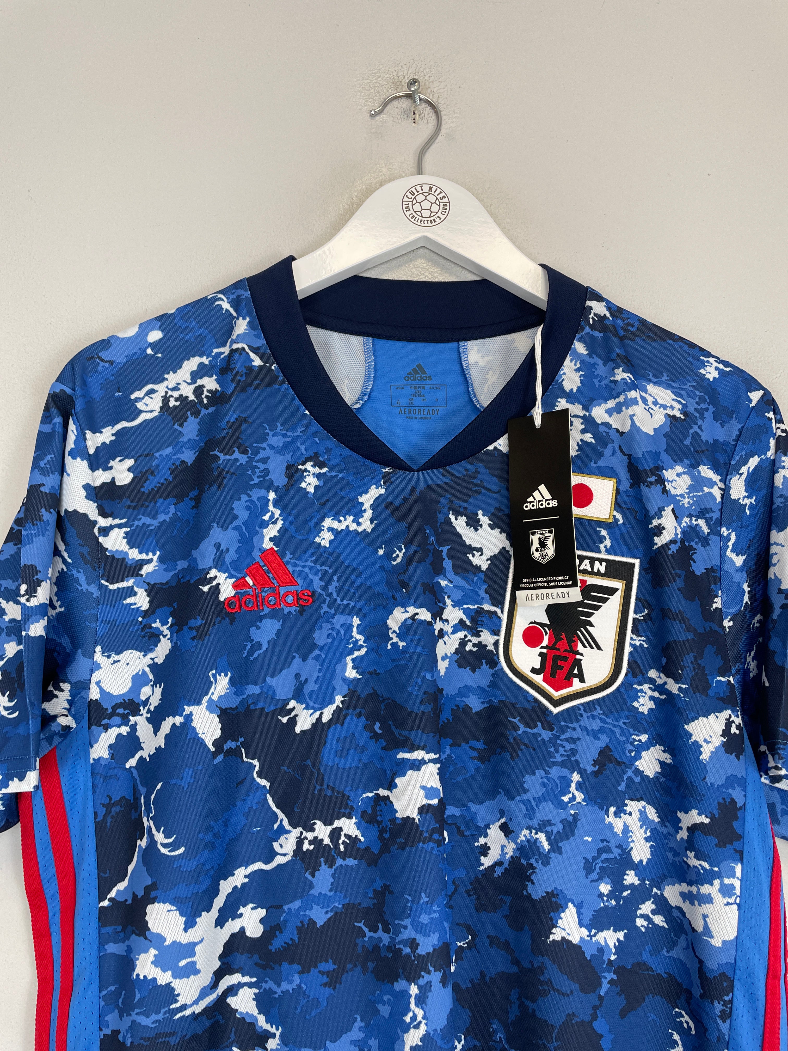 Shop 2020/21 JAPAN LUFFY #55 *BNWT* HOME SHIRT (L) ADIDAS, classic football shirts, vintage football shirts & retro soccer jerseys at Cult Kits