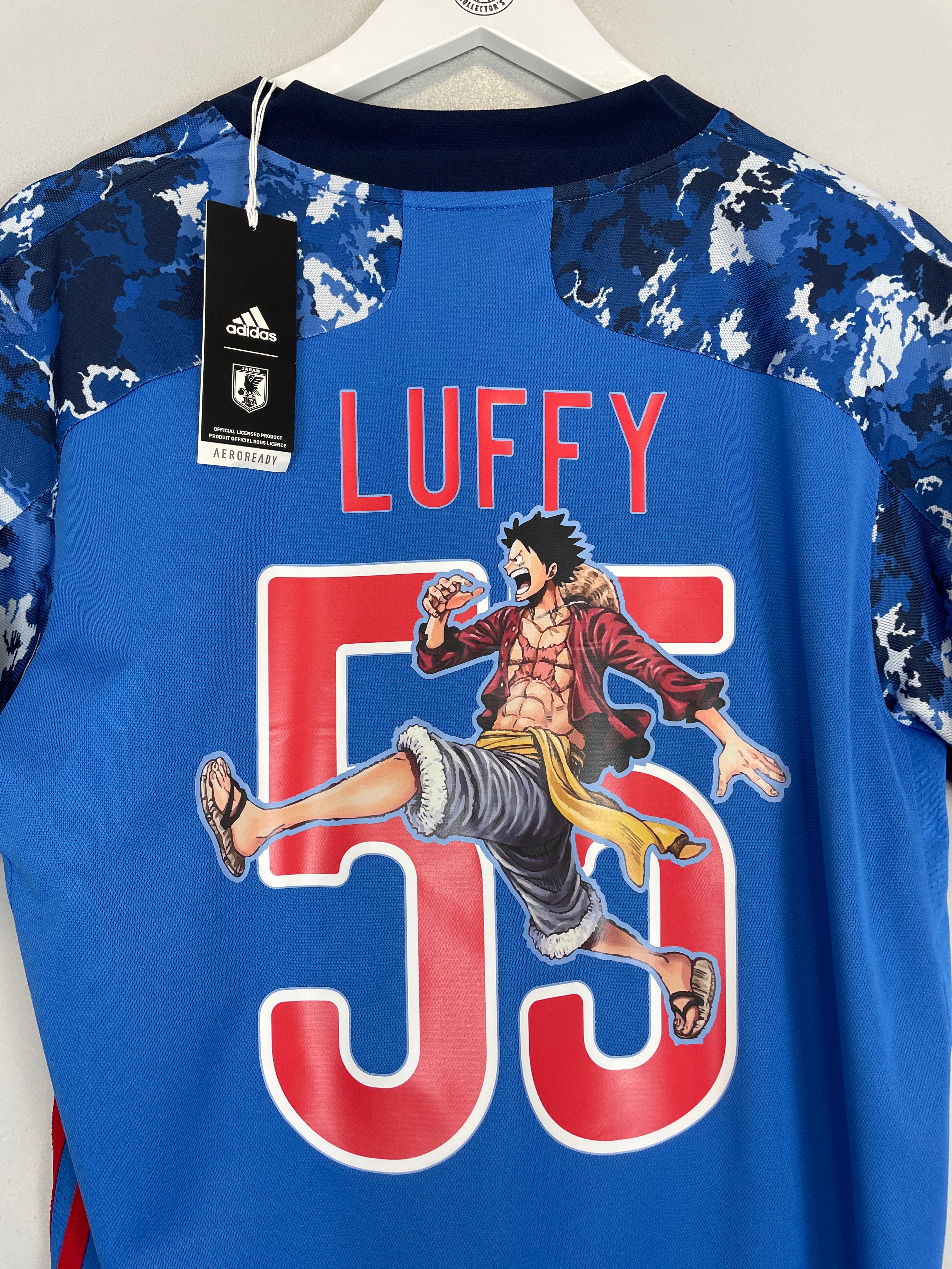 Shop 2020/21 JAPAN LUFFY #55 *BNWT* HOME SHIRT (L) ADIDAS, classic football shirts, vintage football shirts & retro soccer jerseys at Cult Kits