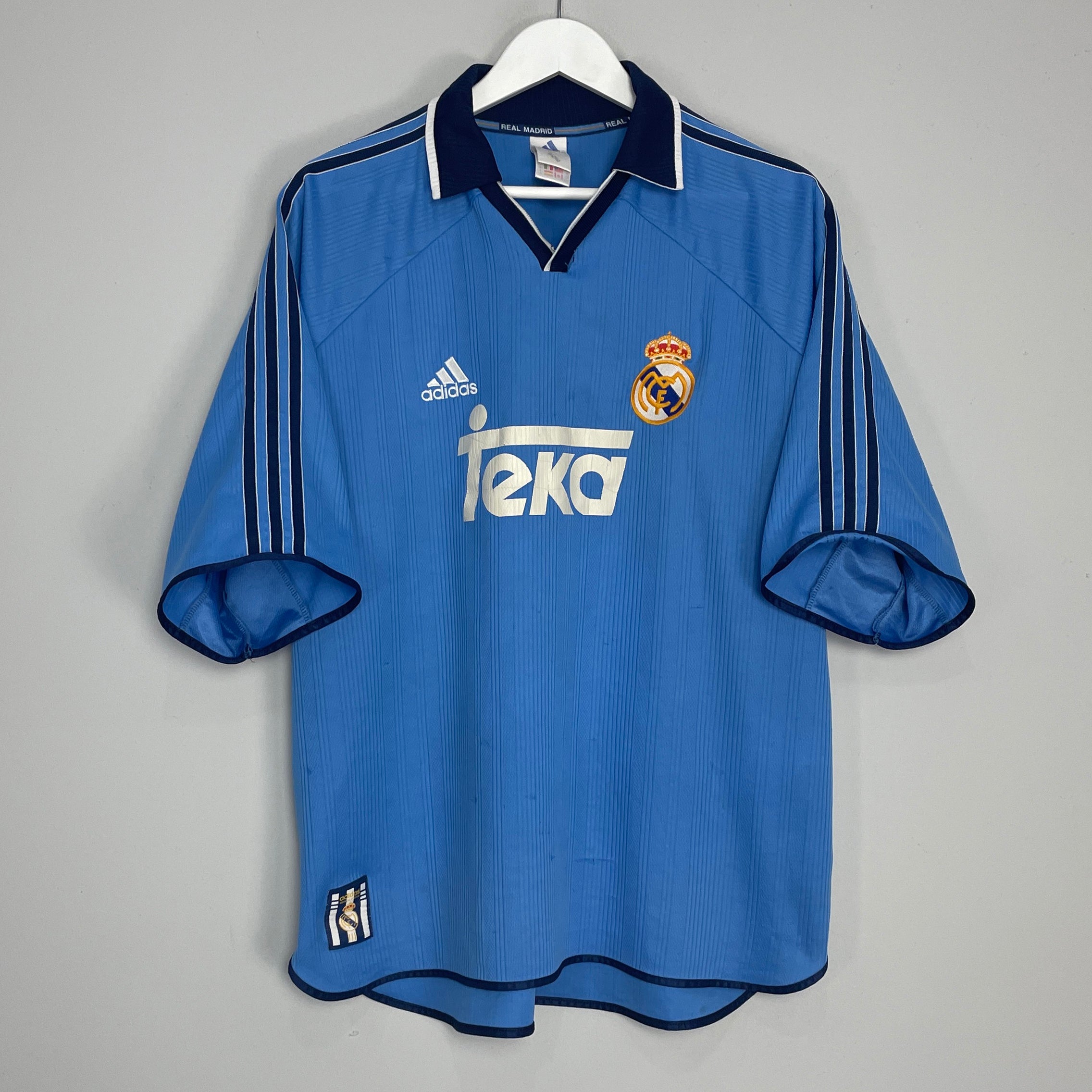 Shop 1999/00 REAL MADRID THIRD SHIRT (XL) ADIDAS, classic football shirts, vintage football shirts & retro soccer jerseys at Cult Kits
