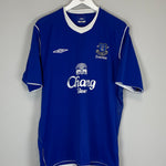Shop 2004/05 EVERTON HIBBERT #22 HOME SHIRT (XL) PUMA, classic football shirts, vintage football shirts & retro soccer jerseys at Cult Kits