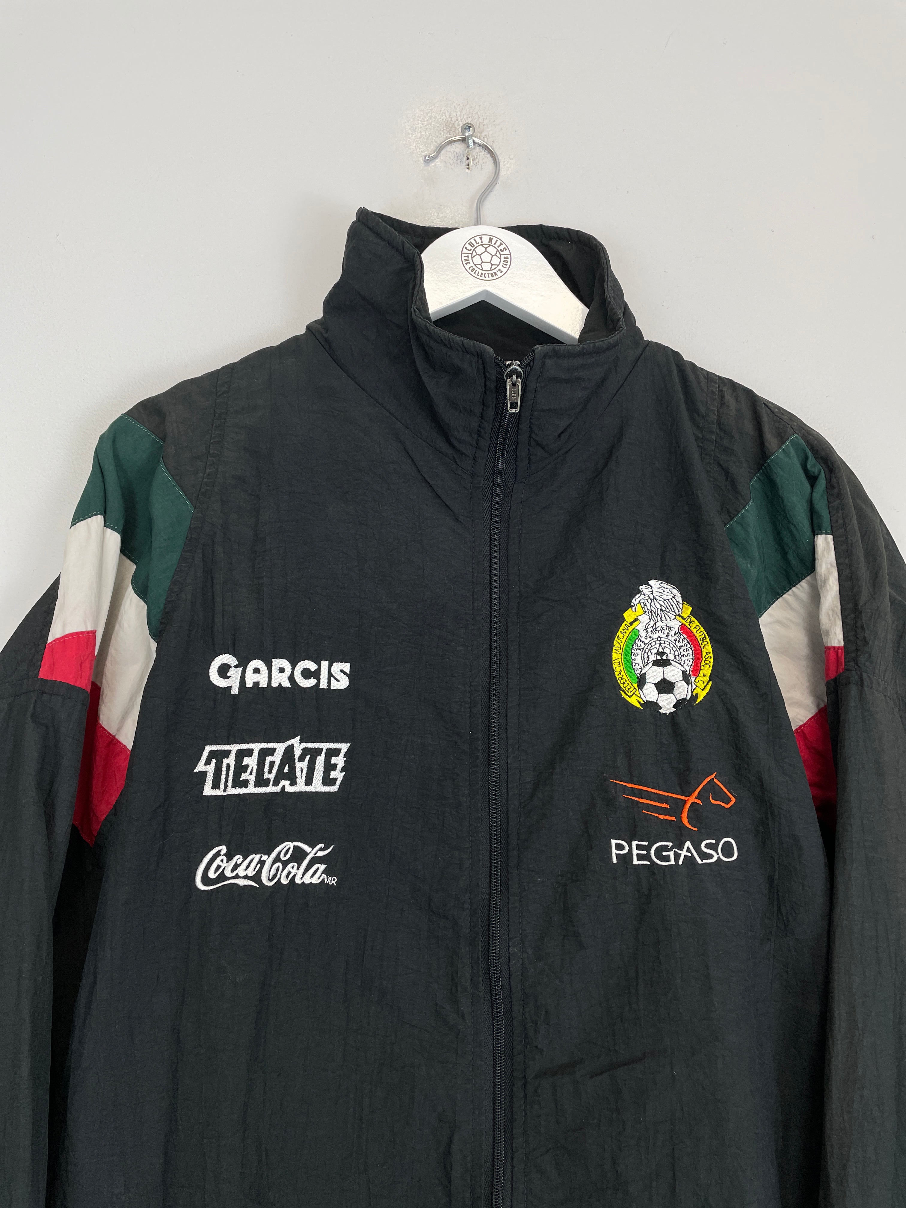 Shop 1999 MEXICO TRACK JACKET (XL) GARCIS, classic football shirts, vintage football shirts & retro soccer jerseys at Cult Kits