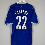 Shop 2004/05 EVERTON HIBBERT #22 HOME SHIRT (XL) PUMA, classic football shirts, vintage football shirts & retro soccer jerseys at Cult Kits