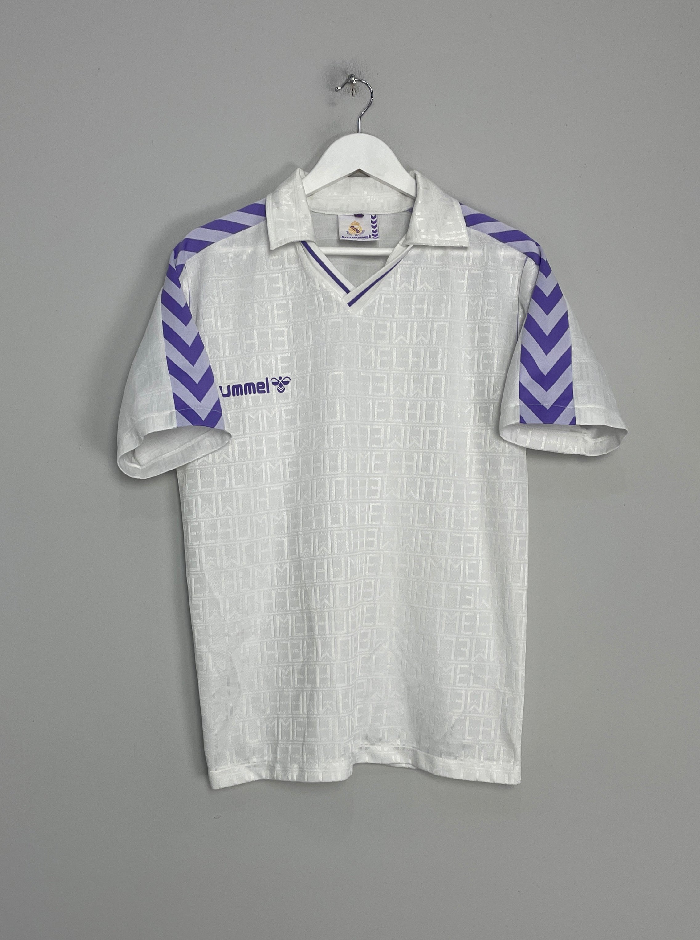 1988/90 REAL MADRID HOME SHIRT (M) HUMMEL