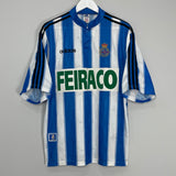 Shop 1997/98 DEPORTIVO LA CORUNA HOME SHIRT (XL) ADIDAS, classic football shirts, vintage football shirts & retro soccer jerseys at Cult Kits