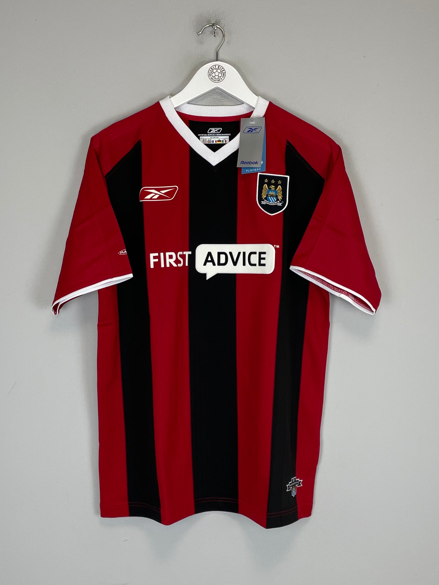 Shop 2003/04 MANCHESTER CITY ANELKA #39 *BNWT* AWAY SHIRT (M) REEBOK, classic football shirts, vintage football shirts & retro soccer jerseys at Cult Kits