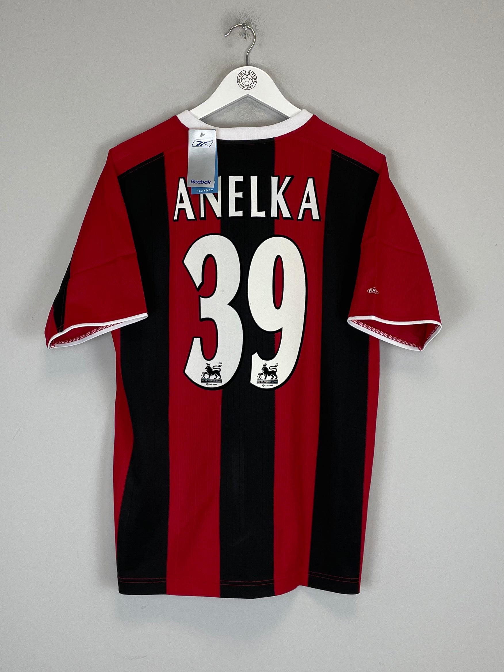 Shop 2003/04 MANCHESTER CITY ANELKA #39 *BNWT* AWAY SHIRT (M) REEBOK, classic football shirts, vintage football shirts & retro soccer jerseys at Cult Kits
