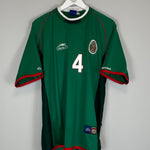 Shop 2001/02 MEXICO R.MARQUEZ #4 HOME SHIRT (XXL) ATLETICA, classic football shirts, vintage football shirts & retro soccer jerseys at Cult Kits
