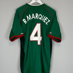 Shop 2001/02 MEXICO R.MARQUEZ #4 HOME SHIRT (XXL) ATLETICA, classic football shirts, vintage football shirts & retro soccer jerseys at Cult Kits