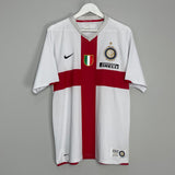 2007/08 INTER MILAN ADRIANO #10 *CENTENARY* AWAY SHIRT (XL) NIKE