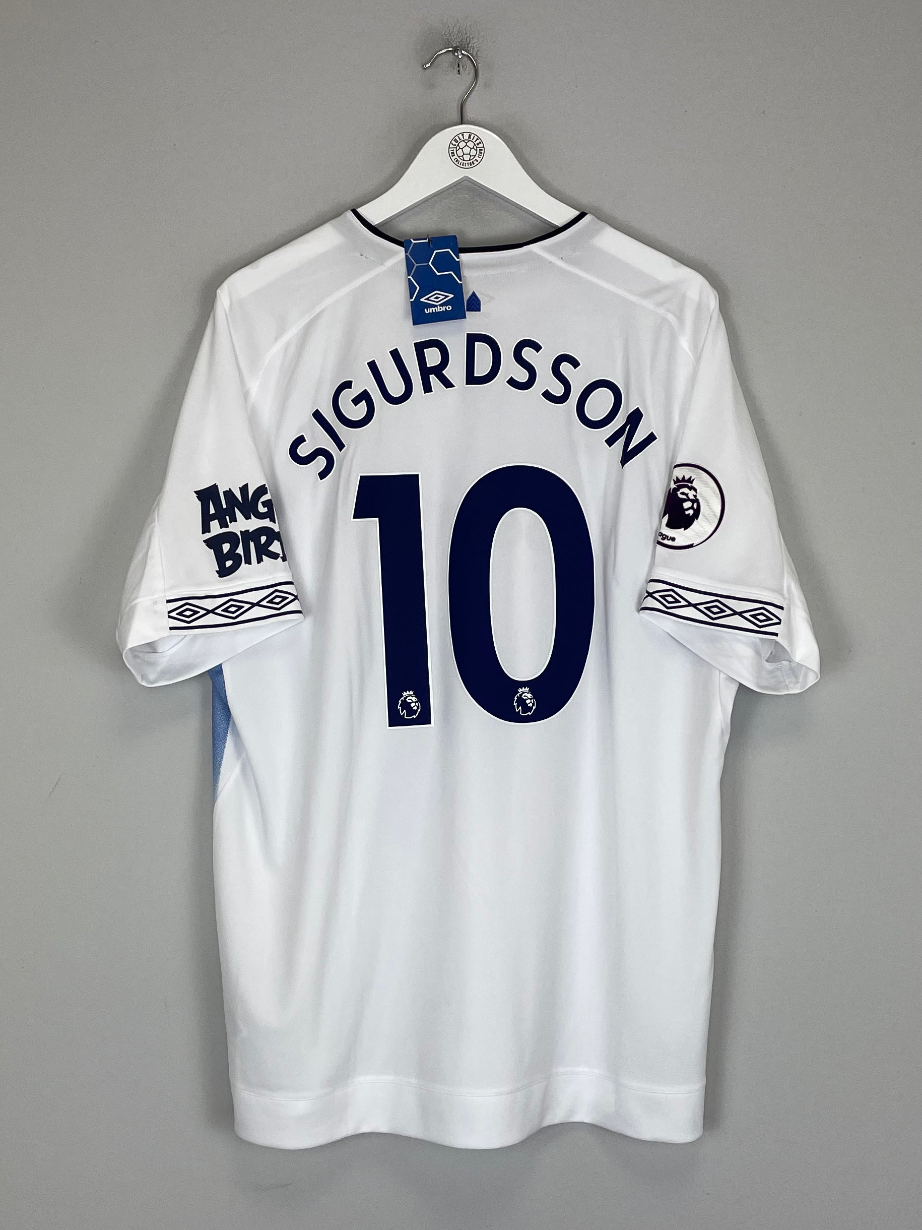 Shop 2018/19 EVERTON SIGURDSSON #10 *BNWT* THIRD SHIRT (XXL) UMBRO, classic football shirts, vintage football shirts & retro soccer jerseys at Cult Kits