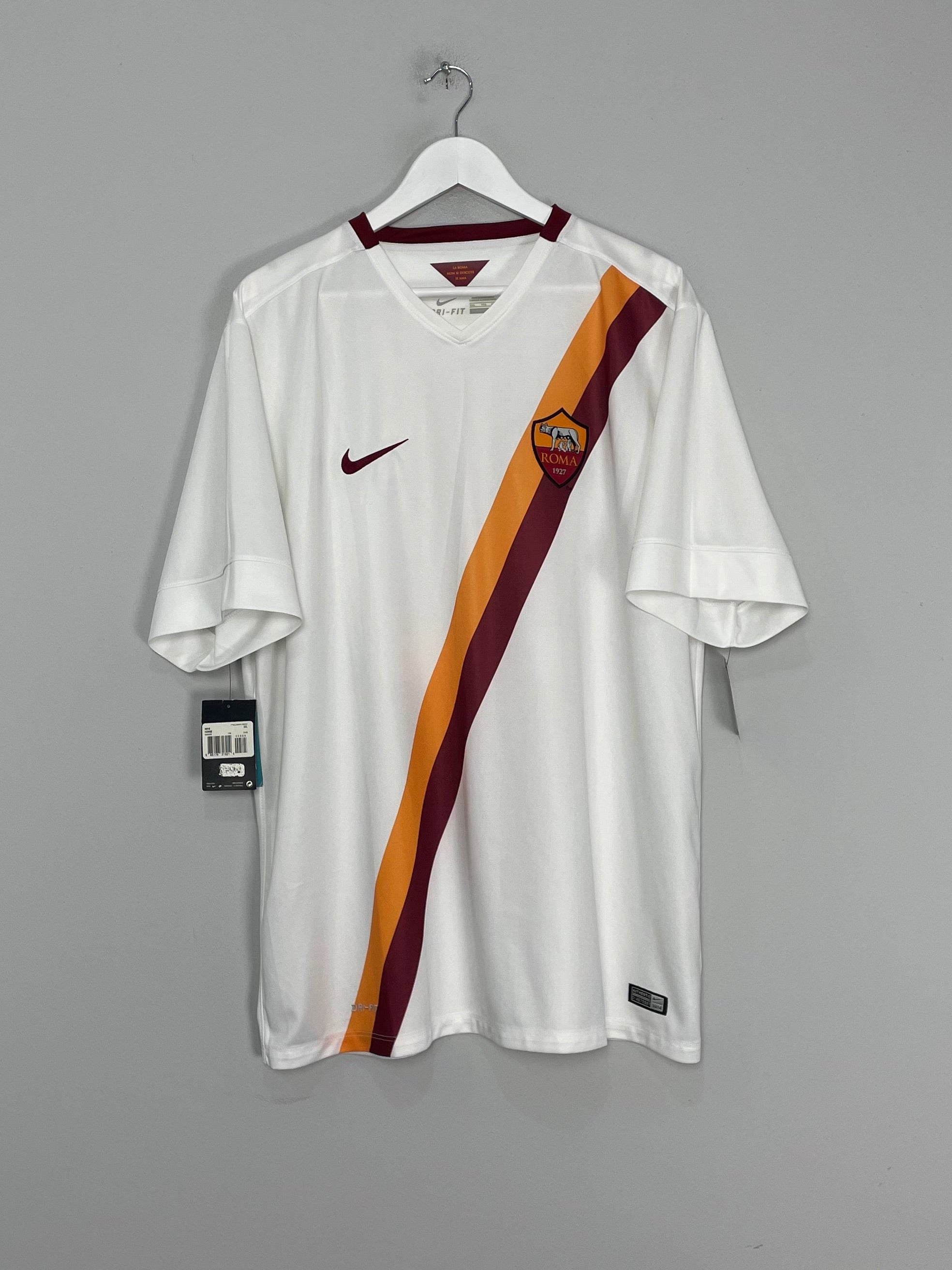 Shop 2014/15 ROMA TOTTI #10 *BNWT* AWAY SHIRT (XXL) NIKE, classic football shirts, vintage football shirts & retro soccer jerseys at Cult Kits