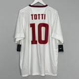 Shop 2014/15 ROMA TOTTI #10 *BNWT* AWAY SHIRT (XXL) NIKE, classic football shirts, vintage football shirts & retro soccer jerseys at Cult Kits