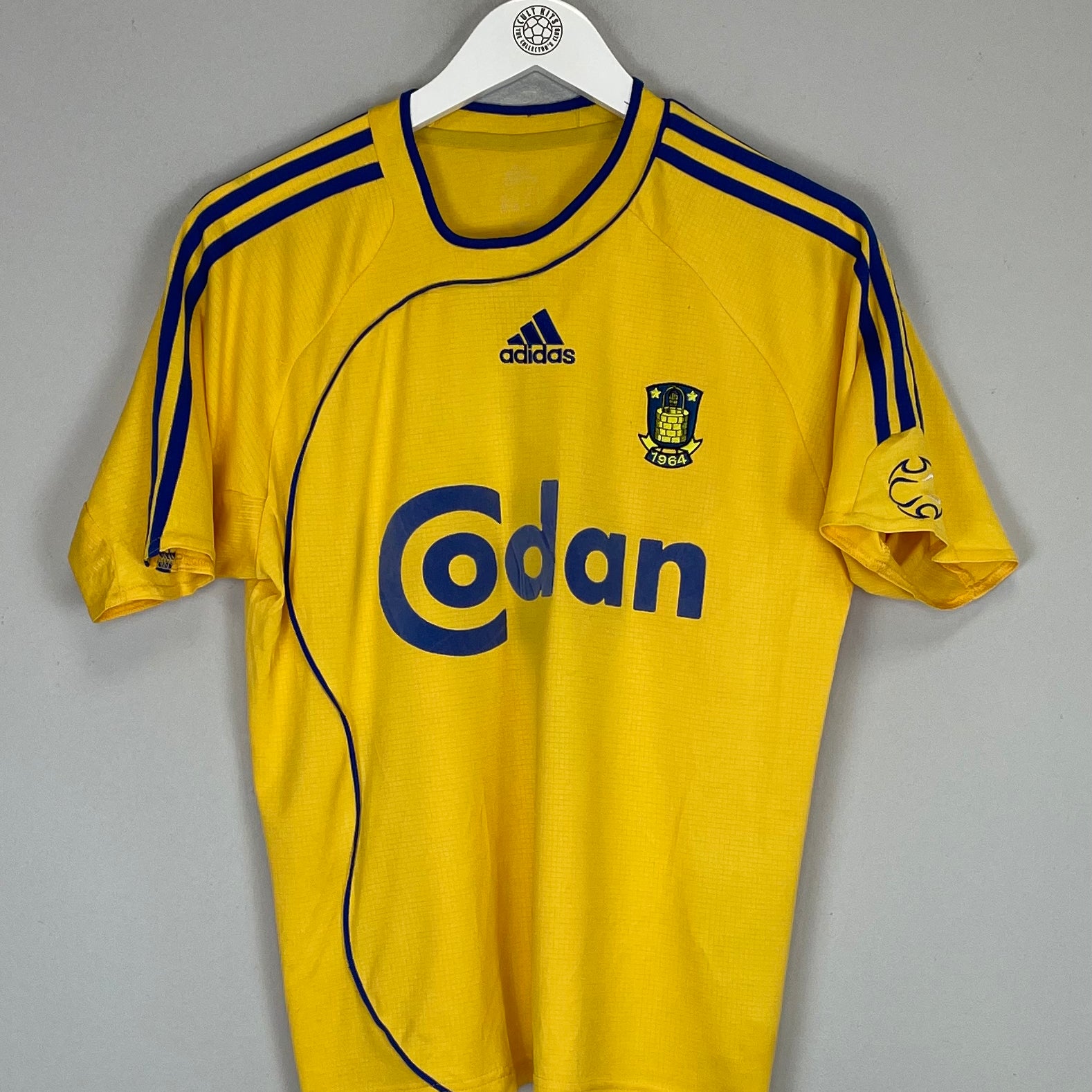 Shop 2006/08 BRONDBY DUNCAN #17 HOME SHIRT (S) ADIDAS, classic football shirts, vintage football shirts & retro soccer jerseys at Cult Kits