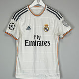 2013/14 REAL MADRID C/L HOME SHIRT (S) ADIDAS
