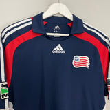 2007/08 NEW ENGLAND REVOLUTION *PLAYER ISSUE* HOME SHIRT (L) ADIDAS