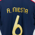 Shop 2010/11 SPAIN A.INIESTA #6 AWAY SHIRT (L) ADIDAS, classic football shirts, vintage football shirts & retro soccer jerseys at Cult Kits