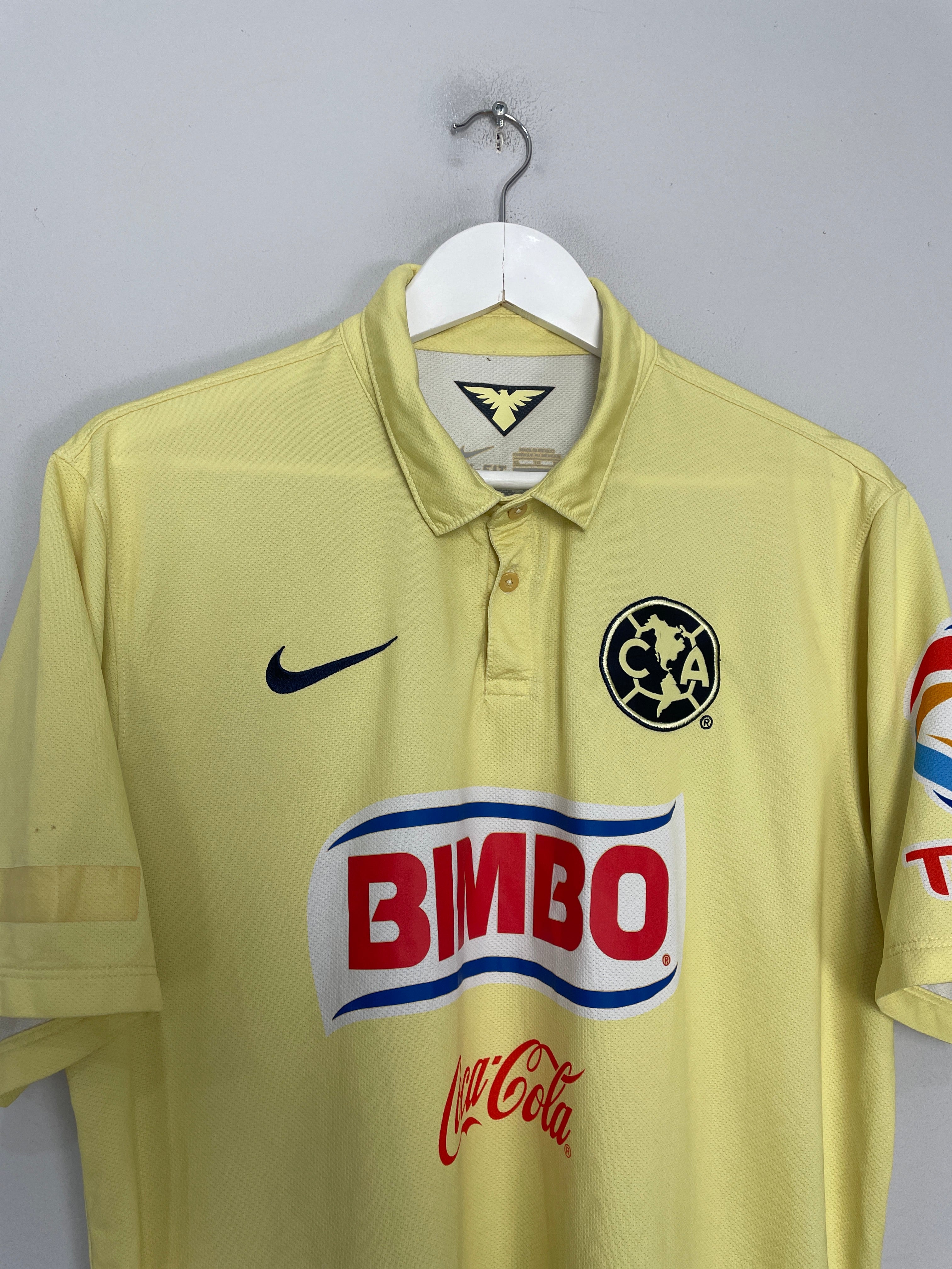 Shop 2014/15 CLUB AMERICA HOME SHIRT (XL) NIKE, classic football shirts, vintage football shirts & retro soccer jerseys at Cult Kits