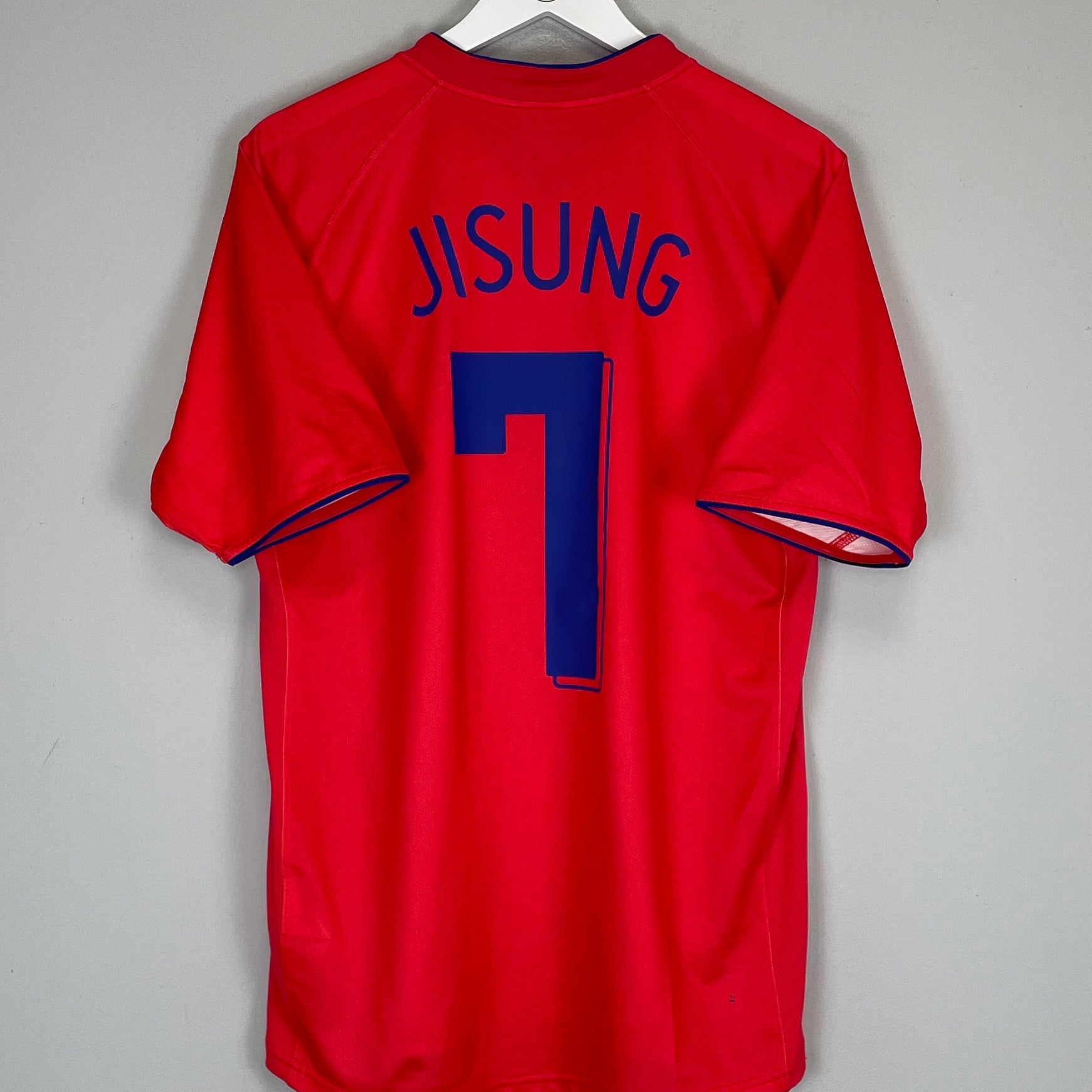 Shop 2006/08 SOUTH KOREA #7 JISUNG HOME SHIRT (L) NIKE, classic football shirts, vintage football shirts & retro soccer jerseys at Cult Kits