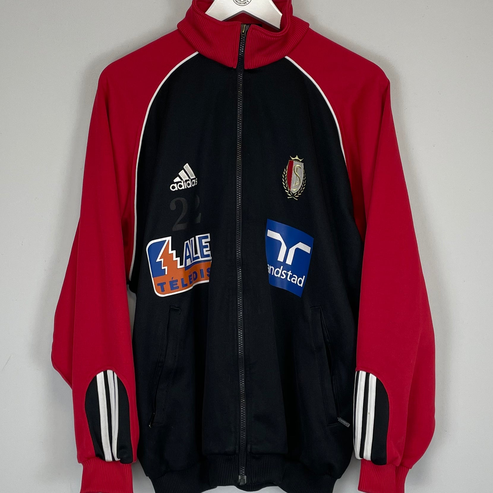 Shop 2002/03 STANDARD LIEGE TRAINING JACKET (M) ADIDAS, classic football shirts, vintage football shirts & retro soccer jerseys at Cult Kits