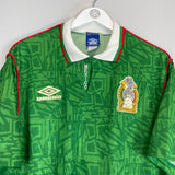 1994/96 MEXICO HOME SHIRT (XL) UMBRO