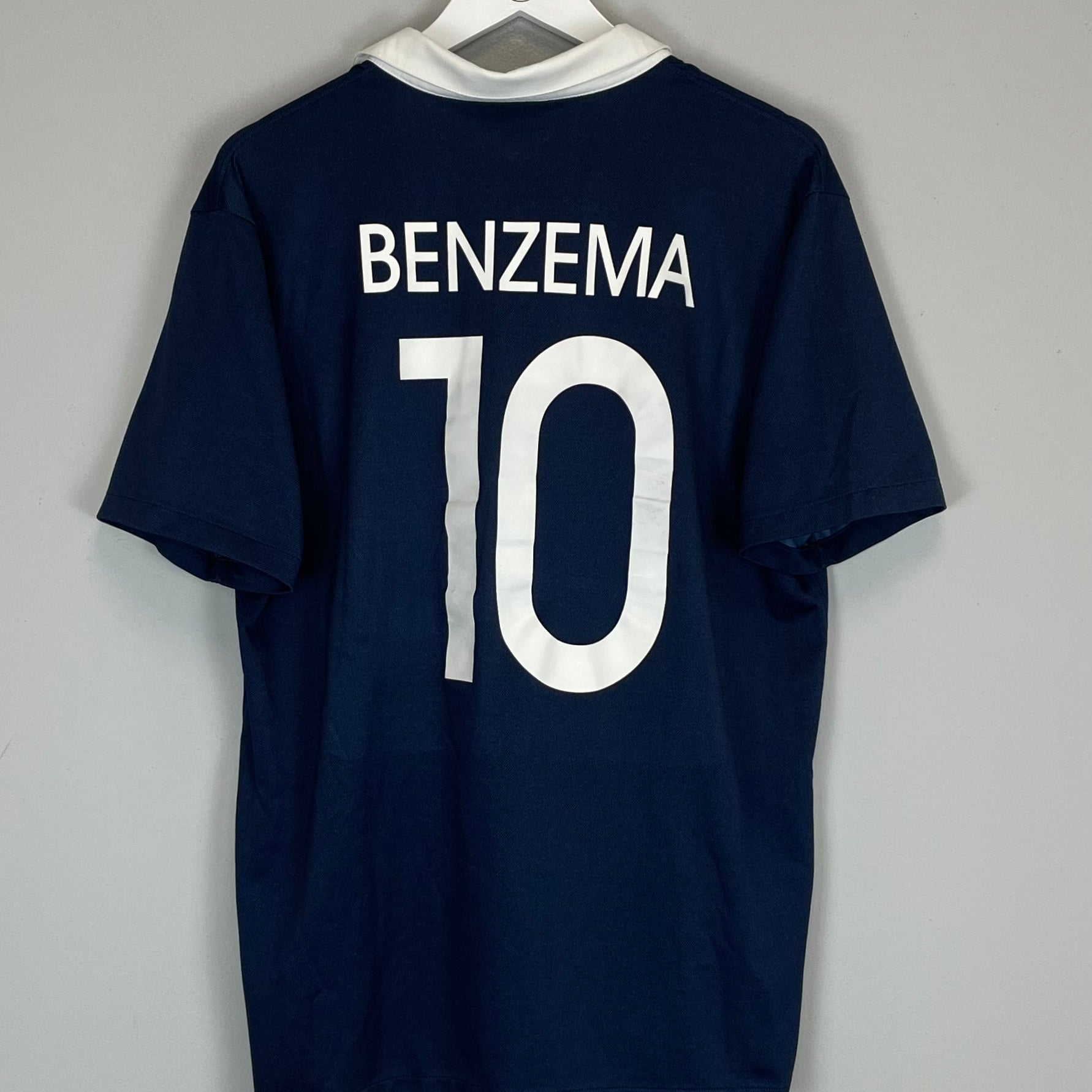 Shop 2014/15 FRANCE BENZEMA #10 HOME SHIRT (L) NIKE, classic football shirts, vintage football shirts & retro soccer jerseys at Cult Kits