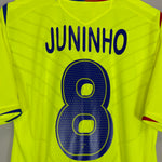 Shop 2008/09 LYON JUNINHO #8 THIRD SHIRT (L) UMBRO, classic football shirts, vintage football shirts & retro soccer jerseys at Cult Kits