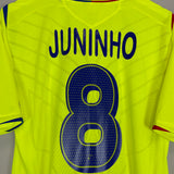 Shop 2008/09 LYON JUNINHO #8 THIRD SHIRT (L) UMBRO, classic football shirts, vintage football shirts & retro soccer jerseys at Cult Kits