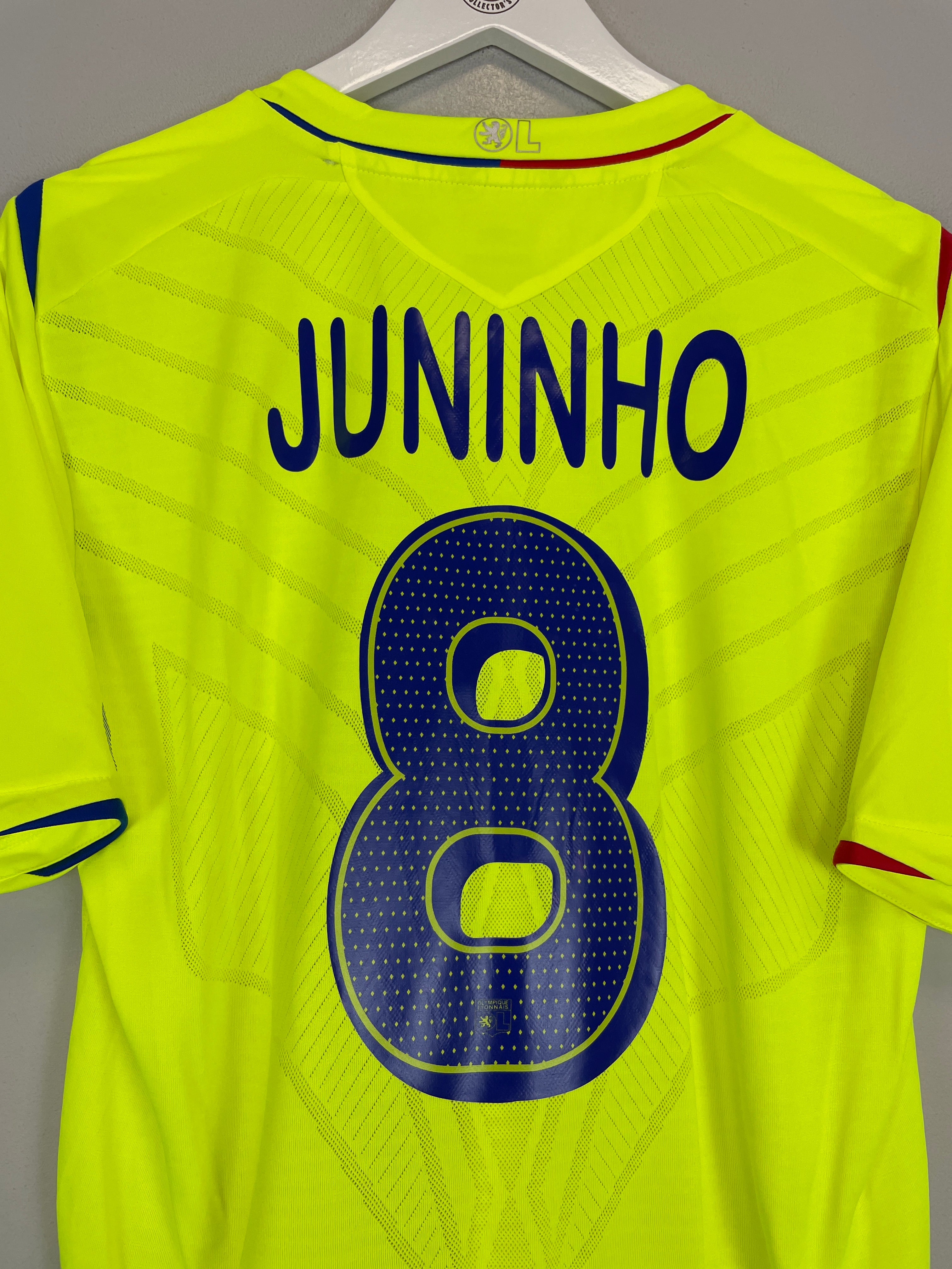 Shop 2008/09 LYON JUNINHO #8 THIRD SHIRT (L) UMBRO, classic football shirts, vintage football shirts & retro soccer jerseys at Cult Kits