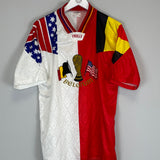 Shop 1994 BELGIUM X USA WORLD CUP 94 SHIRT (L) O'NEILLS, classic football shirts, vintage football shirts & retro soccer jerseys at Cult Kits