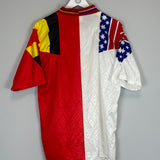 Shop 1994 BELGIUM X USA WORLD CUP 94 SHIRT (L) O'NEILLS, classic football shirts, vintage football shirts & retro soccer jerseys at Cult Kits
