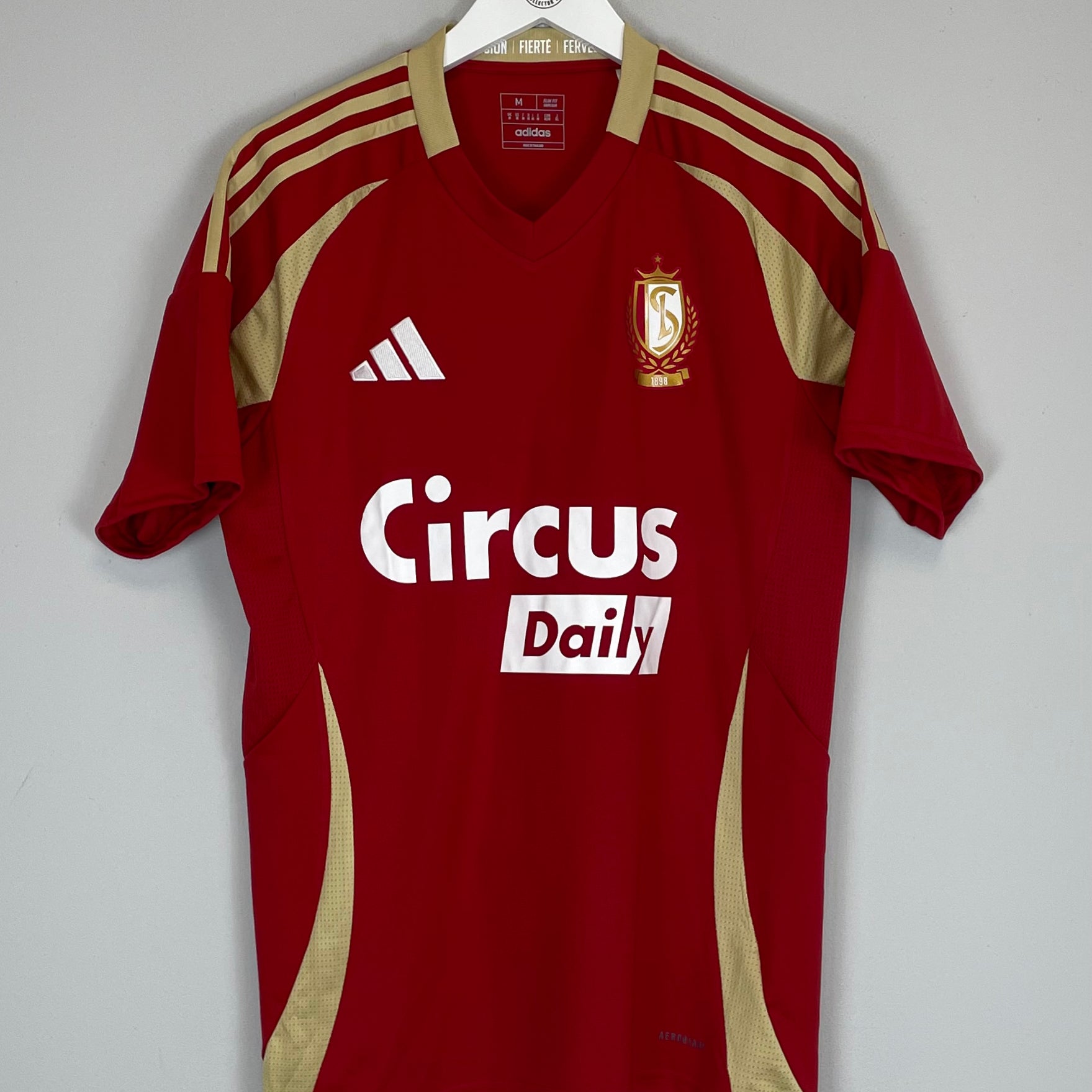 Shop 2024/25 STANDARD LIEGE HOME SHIRT (M) ADIDAS, classic football shirts, vintage football shirts & retro soccer jerseys at Cult Kits