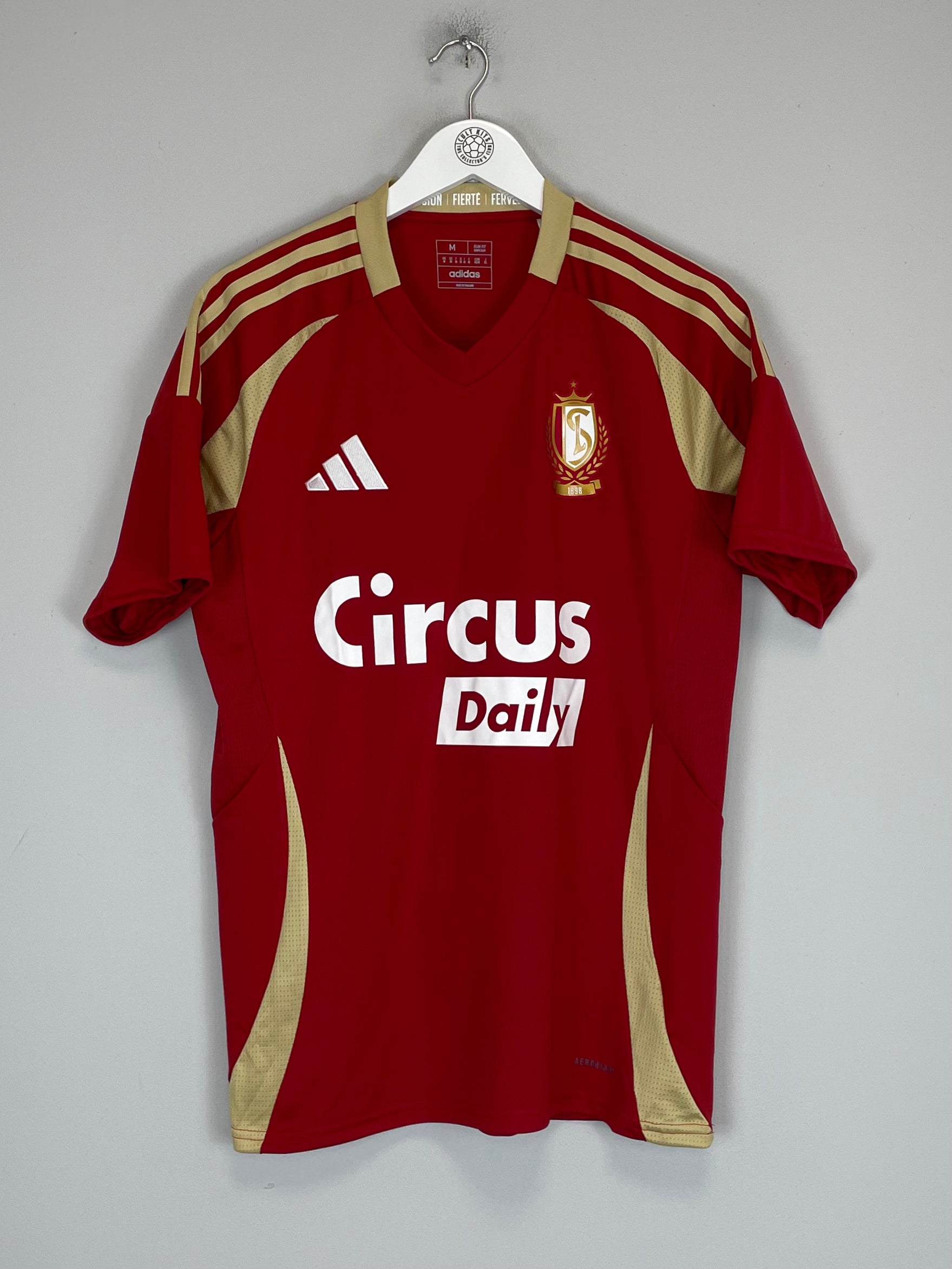 Shop 2024/25 STANDARD LIEGE HOME SHIRT (M) ADIDAS, classic football shirts, vintage football shirts & retro soccer jerseys at Cult Kits