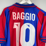 Shop 1998/00 BOLOGNA BAGGIO #10 HOME SHIRT (XL) DIADORA, classic football shirts, vintage football shirts & retro soccer jerseys at Cult Kits