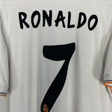 2013/14 REAL MADRID RONALDO #7 HOME SHIRT (M) ADIDAS
